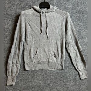 Style & Co Grey Ribbed Sweater / Hoodie - Size Small, NWT